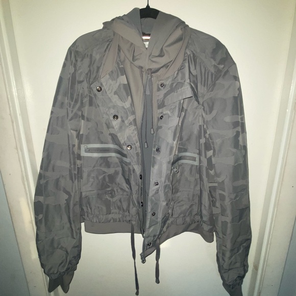 BLANC NOIR | Women’s XL | Gray Camo | Jacket | Athletic | Casual - Picture 15 of 15
